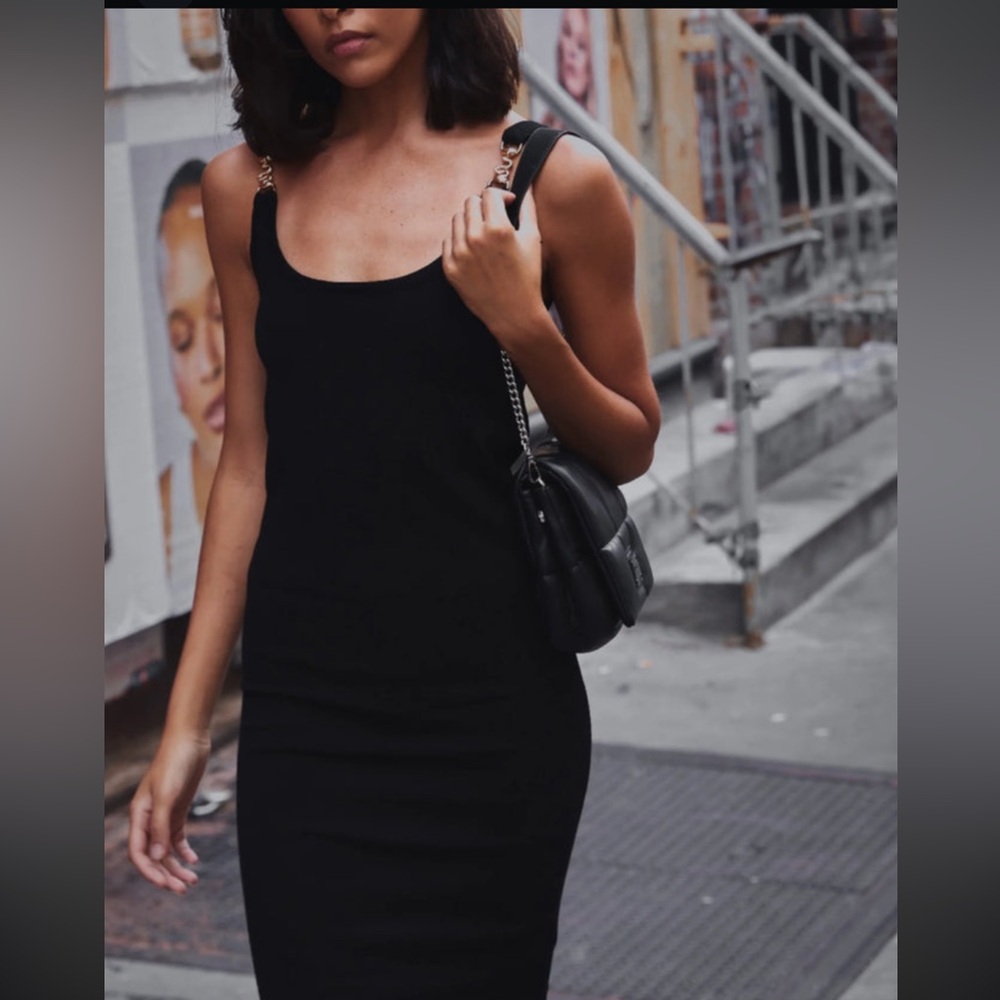 BLVCK Paris Elegant Black Dress with Snake Hardware